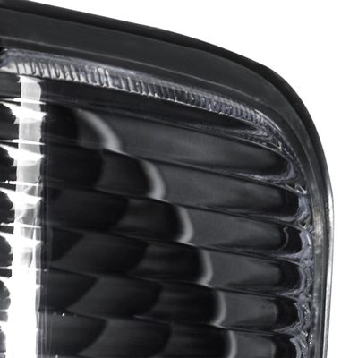 1992-2007 Ford E-Series Econoline Corner Lights Amber Reflectors Matt Black