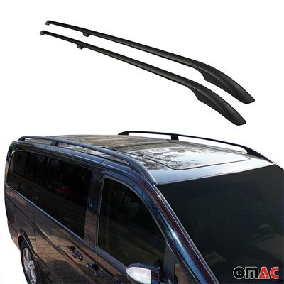 2004-2010 VW Touareg Roof Rack Rails Side Rails Black