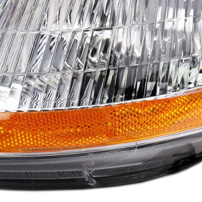 1996-1998 Honda Civic Coupe/Sedan LED Bar Factory Headlights Chrome/Clear