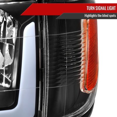 2001-2004 Toyota Tacoma LED Factory Headlights Corner Lamps&Amber Reflector