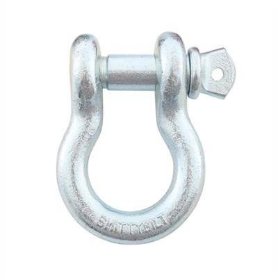 Smittybilt grillete de anillo en D de 3/4 pulgadas acabado de Zinc