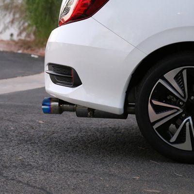2016-2021 Honda Civic Sedan 1.5L Turbo Steel Catback Exhaust System Burnt Tip