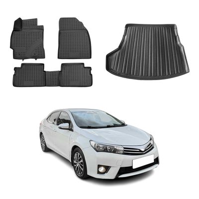 OMAC Floor Mats & Cargo Liners for Toyota Corolla 2014-2019 Sedan