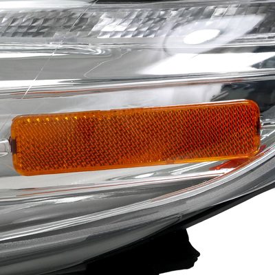 2011-2013 Toyota Corolla Projector Headlights w/ LED Light Strip Chrome/Clear