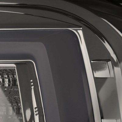 2007-2013 GMC Sierra 1500 2500HD 3500HD C-Bar LED Tail Lights Chrome/Smoke