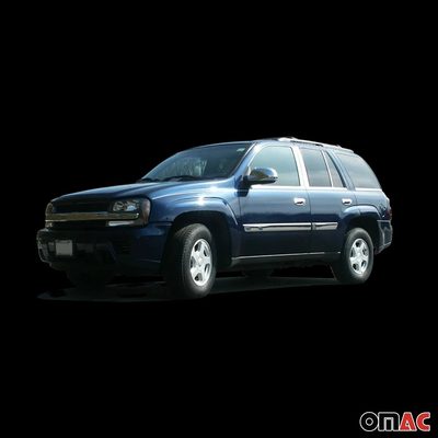 2002-2009 Chevrolet Trailblazer Stainless License Plate Bezel 1Pc