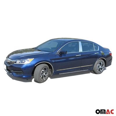 2016-2017 Honda Accord Rear Bumper Accent 1Pc Stainless Steel Silver