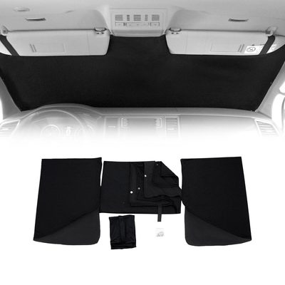 2019-2026 Mercedes Sprinter W907 910 Magnetic Curtains UV Protection Black