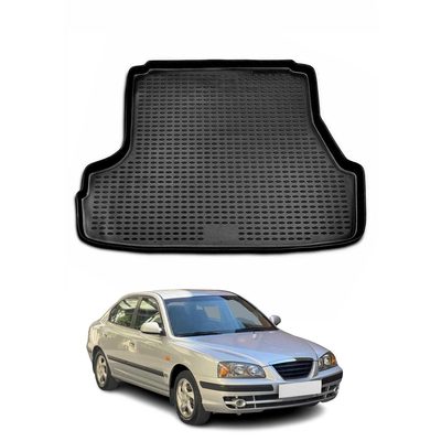 2000-2006 Hyundai Elantra Cargo Liner Trunk Mat All Weather Black