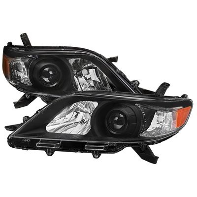 2011-2020 Toyota Sienna Projector Headlights Matte Black Housing/Clear Lens
