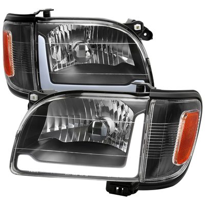 2001-2004 Toyota Tacoma LED Factory Headlights Corner Lamps&Amber Reflector
