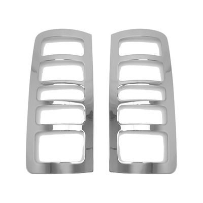 2010-2013 Ford Transit Connect Trunk Tail Light Trim Frame Stainless Steel Silver 2Pcs
