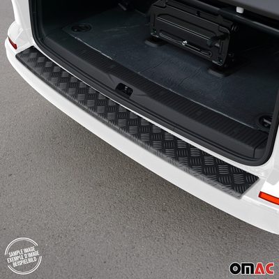2016-2024 Mercedes Metris Rear Bumper Guard Aluminium Black