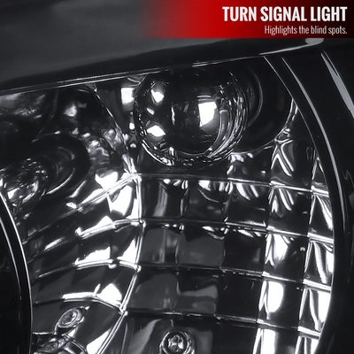 1999-2006 VW Golf Mk4 GTI/R32 Cabrio Projector Headlights R8 LED Light Smoke