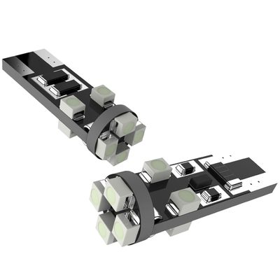 T10 8 SMD LED Bulb w/ Integrated Canbus - 2PC White