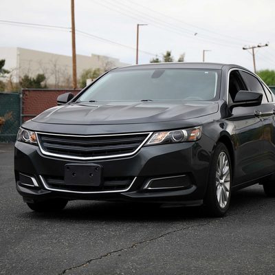 For Chevrolet Impala 2014-2020 Factory Style Projector Headlights Driver Side Jet Black Housing Clear Lens