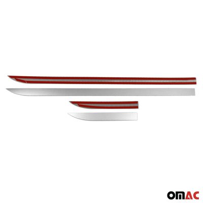 2019-2021 Ford Transit Connect Facelift Door Streamers & Window Trim Chrome Set 10x