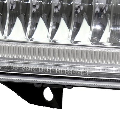 1999-2004 Ford F-250/350/450/550/Excursion Headlights Dual LED C-Bar Chrome