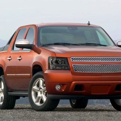 2007-2013 Chevy Avalanche/ Tahoe Suburban LED C-Bar Headlights Chrome&Smoke