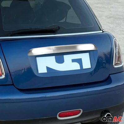 2007-2013 Mini Cooper 3DR R56 Trunk Tailgate Door Handle Cover Stainless Steel Silver