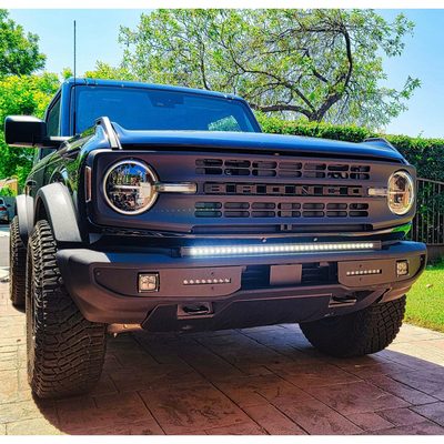 2021+ Ford Bronco Standard Bumper 40in Light Bar - Slim