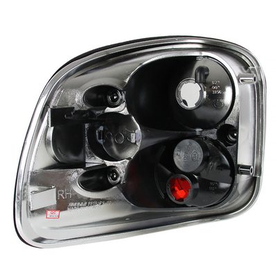 1997-2004 Ford F-150 Flareside Tail Lights Matte Black Housing/Clear Lens