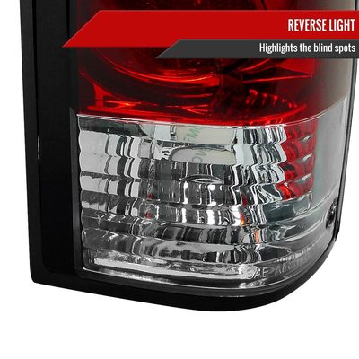 1982-1994 Chevy S10/Blazer GMC S15/Sonoma Tail Lights Chrome/Red Clear Lens