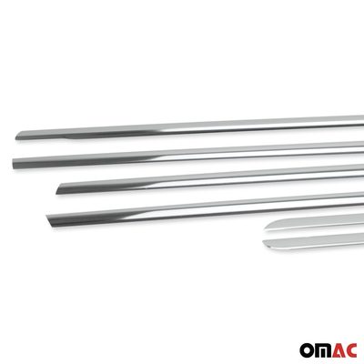 2012-2015 Honda Civic Sedan Window Molding Trim Streamer Stainless Steel