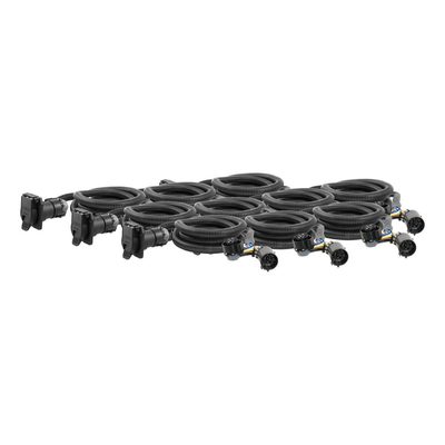 7' Custom Wiring Harness Extensions (Adds 7-Way RV Blade to Truck Bed, 10-Pack)