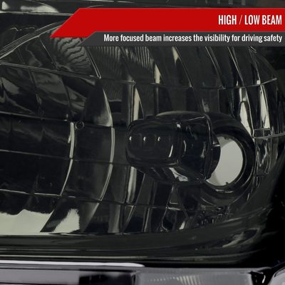 2005-2008 Nissan Frontier/2005-2006 Pathfinder Factory Headlights Chrome/Smoke