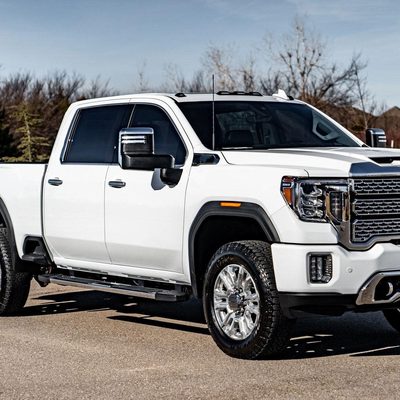 2019-2022 GMC Sierra 1500 Heated Chrome Towing Mirrors Clear Lens Turn Signal