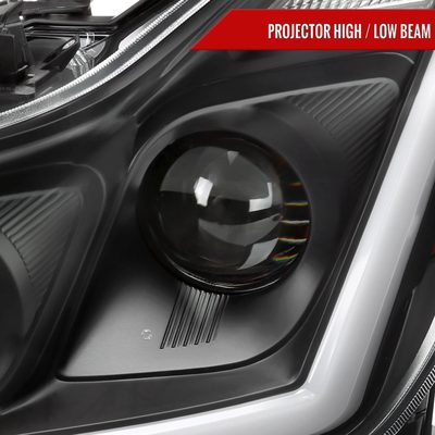 2008-2013 Infiniti G37/14-2015 Q60 Coupe/Convertible LED Signal Headlights Black