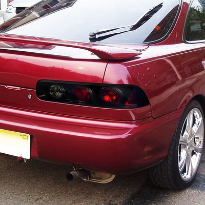1994-2001 Acura Integra Hatchback Tail Lights Glossy Black/Smoke Lens