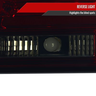 2008-2010 BMW E60 5 Series Sedan LED Tail Lights Chrome/Red Smoke Lens
