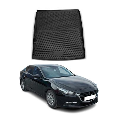 2014-2018 Mazda 3 Sedan Cargo Liner Trunk Mat All Weather Black