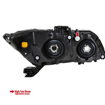 2012-2013 Honda Civic Coupe/ 2012-2015 Civic Sedan Crystal Headlights Chrome