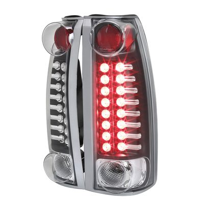 1988-2000 Chevy Silverado/Tahoe/Suburban/Sierra/Yukon LED Tail Lights Black
