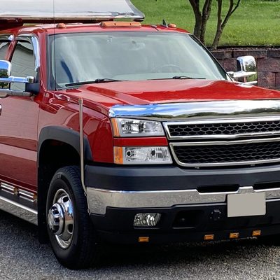 2003-2007 Chevy Silverado /2002-2006 Avalanche LED Bar Factory Headlights Chrome