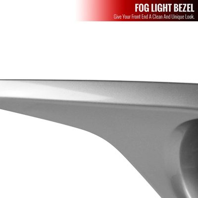 2011-2013 Toyota Highlander 6-LED Fog Lights Kit Chrome Housing/Clear Lens