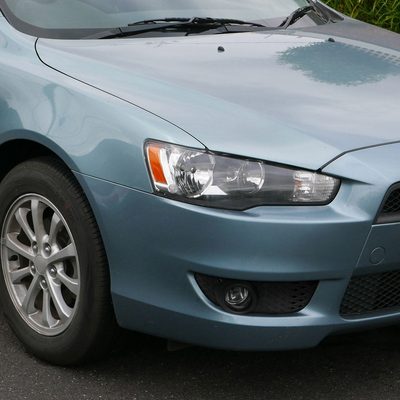 2008-2012 Mitsubishi Lancer H11 Fog Lights Kit Chrome Housing/Clear Lens