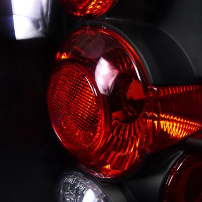 2005-2008 Toyota Tacoma Tail Lights Matte Black Housing/Clear Lens