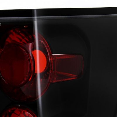 2005-2006 Jeep Grand Cherokee Tail Lights Matte Black Housing/Clear Lens