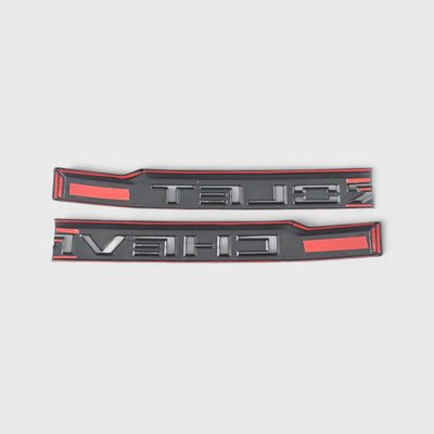 2019-2021 Chevrolet Silverado 1500 Grille Overlay Gloss Black 1Pcs ABS Plastic