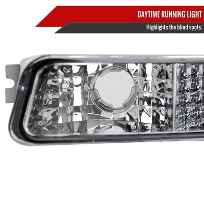 1999-2006 GMC Sierra/ 2000-2006 Yukon/Yukon XL Factory Bumper Lights Chrome