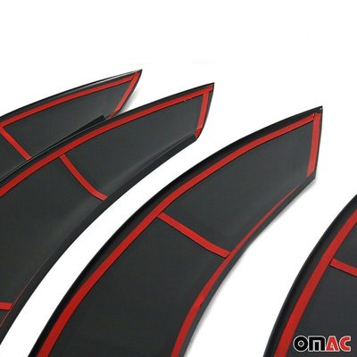 2019-2026 Mercedes Sprinter W907 910 Fender Flares Wheel Protector Black 4x