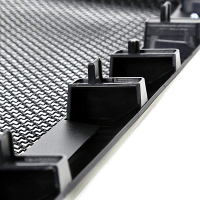 2007-2018 Jeep Wrangler Matte Black ABS Mesh Grille