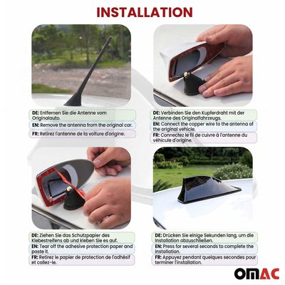 Nissan Rogue Car Shark Fin Antenna Roof Radio AM/FM Signal Black