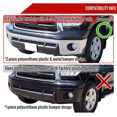 2007-2013 Toyota Tundra/Sequoia H10 Fog Lights Kit Chrome Housing/Clear Lens