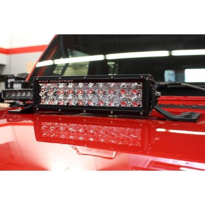 Montaje para Barra LED 10" doble hilera para Wrangler JL / Gladiator 18- 25
