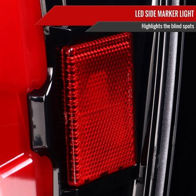 2016-2022 Toyota Tacoma LED Bar Tail Lights Jet Black Housing/Clear Lens